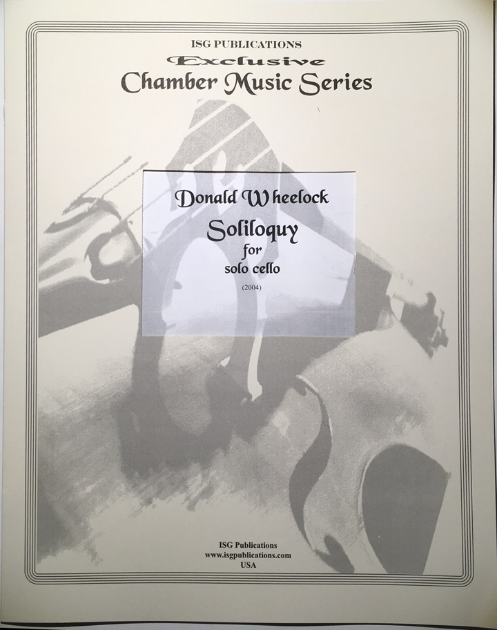 Wheelock Soliloquy for solo cello